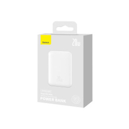 Baseus Magnetic Powerbank, 10000mAh, 20W (white)