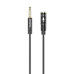 Dudao L11S 3.5mm AUX Audio Extension Cable, 1m (Black)