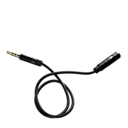 Dudao L11S 3.5mm AUX Audio Extension Cable, 1m (Black)