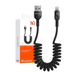 USB to Lightning Cable, Mcdodo CA-6410, Spring, 1.8m (Black)