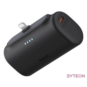 Baseus Compact powerbank, 5000mAh, 20W (fekete)