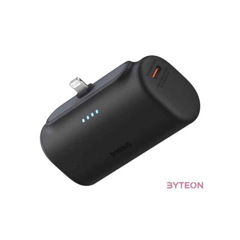 Baseus Compact powerbank, 5000mAh, 20W (fekete)