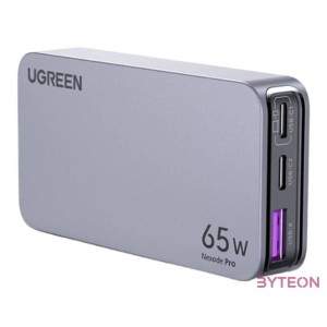 UGREEN Nexode Pro lapos fali töltő, 65W, GaN, 2x USB-C  USB