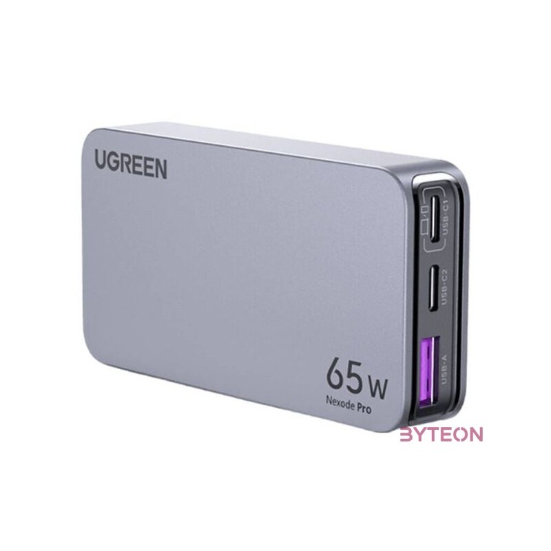 UGREEN Nexode Pro lapos fali töltő, 65W, GaN, 2x USB-C  USB