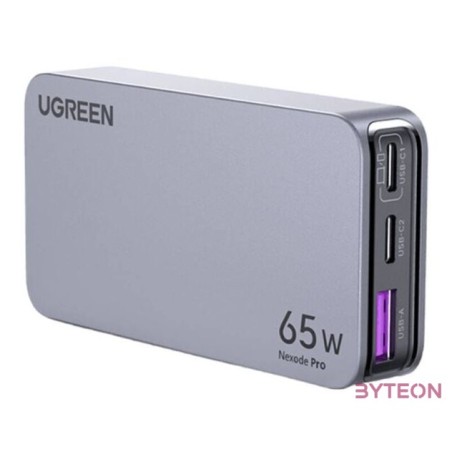 UGREEN Nexode Pro lapos fali töltő, 65W, GaN, 2x USB-C  USB