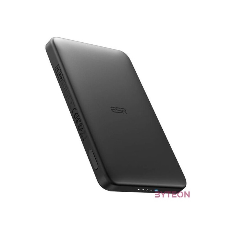 ESR Qi2 MagSlim 5000 mAh mágneses powerbank (fekete)