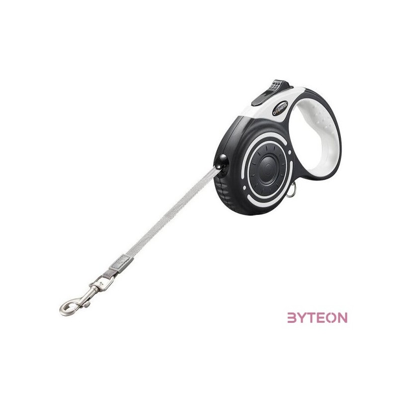 Dogness automata póráz zseblámpával és tartóval (szürke)