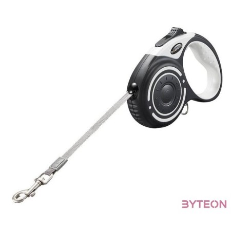 Dogness automata póráz zseblámpával és tartóval (szürke)