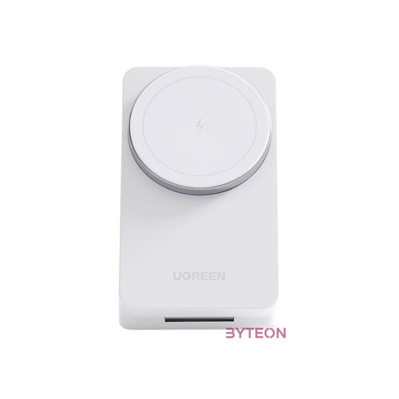 UGREEN W528 2 az 1-ben iPhone,AirPods vezeték nélküli töltő, 20W (fehér)