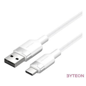 USB 2.0 A - USB-C 3A kábel Vention CTNWF 1M (fehér)