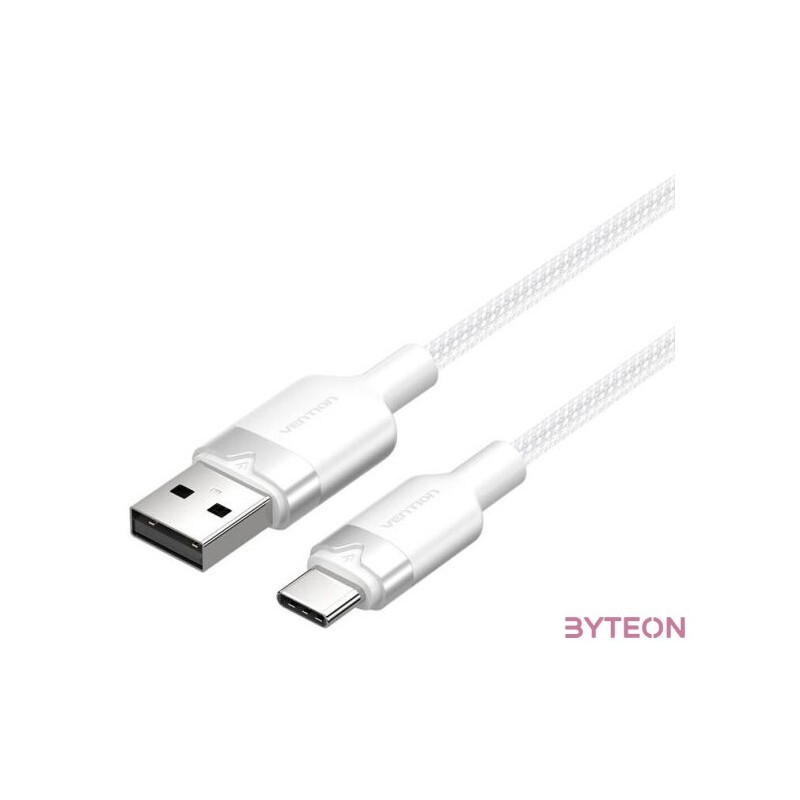USB 2.0 A - USB-C 3A kábel Vention CTNWF 1M (fehér)