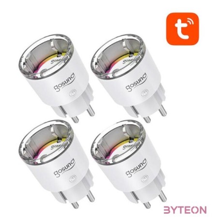 Gosund EP2 WiFi-s okos konnektor - 4 darab, 10A, Tuya