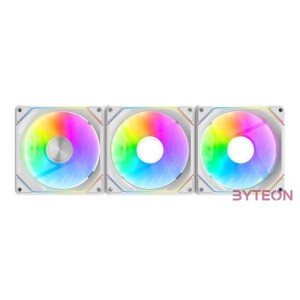 Darkflash Gauss G24 3 az 1-ben számítógépes ventilátorok (fehér)