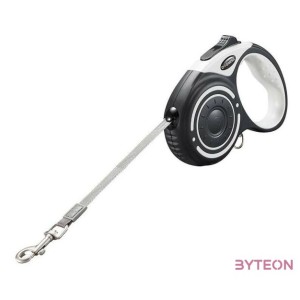 Dogness automata póráz zseblámpával és tartóval (szürke)