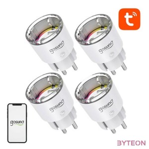 Gosund EP2 WiFi-s okos konnektor - 4 darab, 10A, Tuya