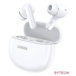 Ugreen HiTune T3C TWS fülhallgató, Bluetooth 5.4, IPX5, mikrofon (fehér)