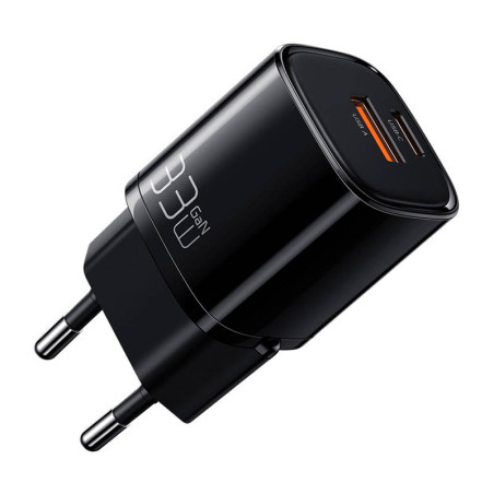 Mcdodo Nano GaN Charger CH-0151, USB + USB-C, 33W (black)