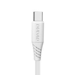 USB to USB-C Cable Dudao L2T 5A, 2m (White)