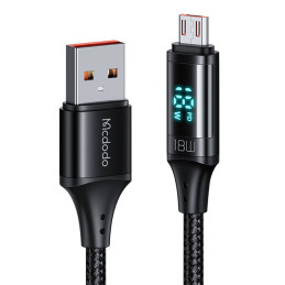 Mcdodo CA-1070 USB to Micro USB cable, 3A, 1.2m (black)