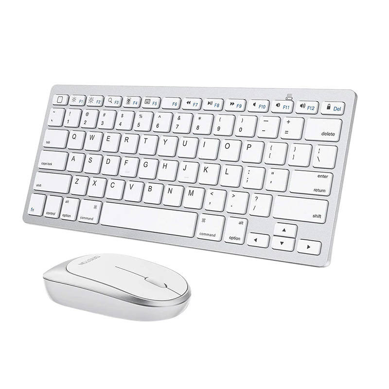 Mouse and keyboard combo Omoton KB066 30 (Silver)