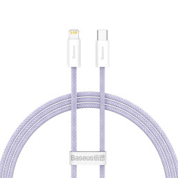 Baseus Dynamic 2 USB-C - Lightning töltőkábel, 20W, 1m (lila)