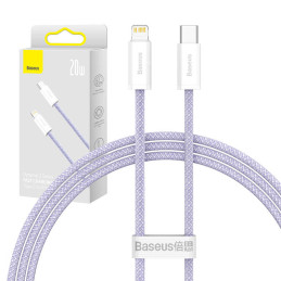 Baseus Dynamic 2 USB-C - Lightning töltőkábel, 20W, 1m (lila)