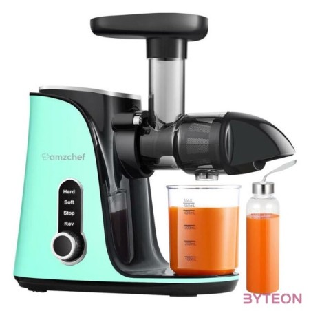 AMZCHEF GM3001-GN lassú sebességű gyümölcscentrifuga (zöld)