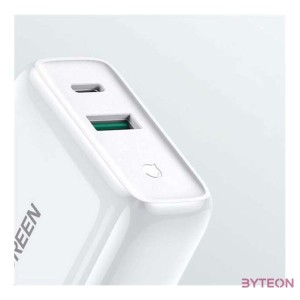 UGREEN CD170 hálózati töltő, USB  USB-C, 36W (fehér)