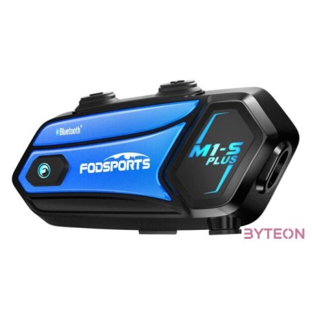 Fodsports M1-S Plus motorkerékpár kaputelefon (fekete)