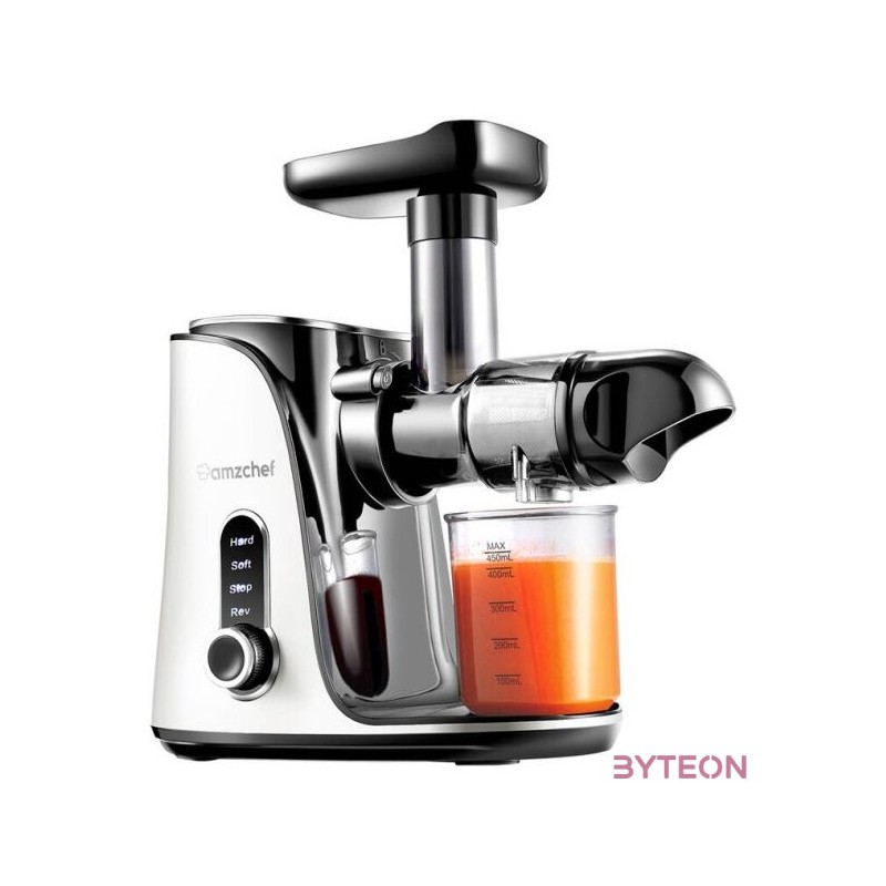 AMZCHEF GM3001-WT lassú sebességű gyümölcscentrifuga (fehér)