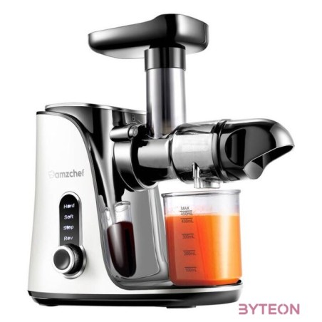 AMZCHEF GM3001-WT lassú sebességű gyümölcscentrifuga (fehér)