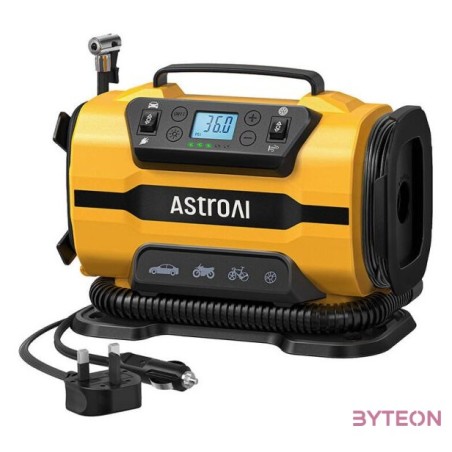 AstroAI ATJ-8366 150 PSI 12V DC,110V AC hordozható kerékkompresszor 150 PSI