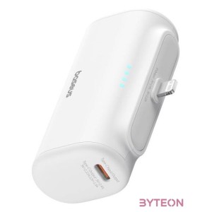Baseus Compact powerbank, 5000mAh, 20W (fehér)