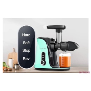 AMZCHEF GM3001-GN lassú sebességű gyümölcscentrifuga (zöld)