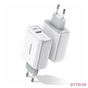 UGREEN CD170 hálózati töltő, USB  USB-C, 36W (fehér)