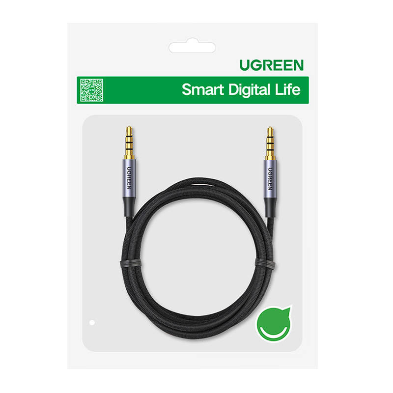 UGREEN 3.5mm jack cable AUX 1.5m (gray)