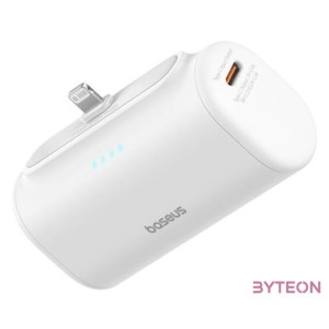 Baseus Compact powerbank, 5000mAh, 20W (fehér)