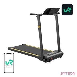 UREVO Foldi Mini összecsukható elektromos futópad (fekete és narancssárga)