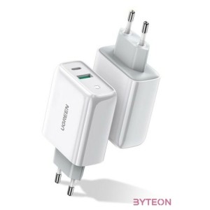 UGREEN CD170 hálózati töltő, USB  USB-C, 36W (fehér)