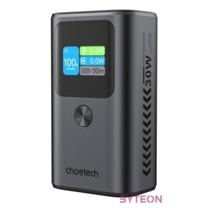 Choetech B701 powerbank, 10000mAh, PD 30W (szürke)