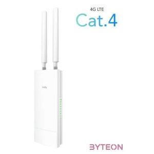 CUDY LT500 OutdoorEU kétsávos AC1200 4G LTE CAT4, 10,100 LAN, PoE, fehér Kültéri Router