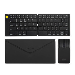 Set Wireless foldable Keyboard Delux KF10 and mouse MF10PR