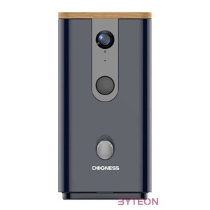 Intelligens, kamerás etetőgép T03 Dogness (Fekete)