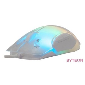 White Shark GM-5017W Mordred fehér gamer egér