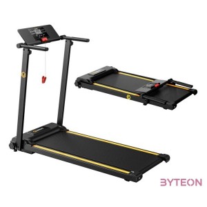 UREVO Foldi Mini összecsukható elektromos futópad (fekete és narancssárga)