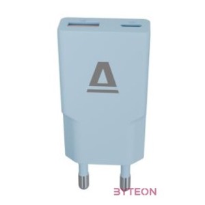 AVAX CH641LB NANO SLIM 30W USB-C (PD3.0)USB-A (QC3.0) világoskék hálózati töltő