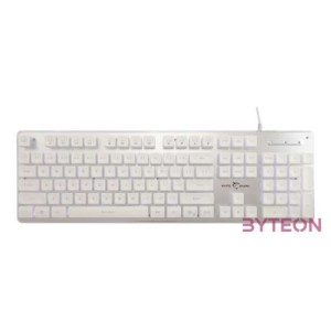 White Shark GK-003241W-US Tachi US fehér gamer billentyűzet