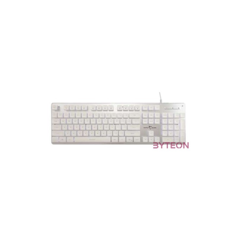 White Shark GK-003241W-US Tachi US fehér gamer billentyűzet
