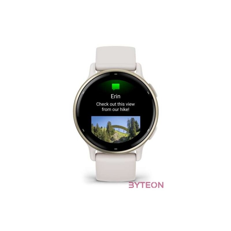 Garmin Vívoactive 5 elefántcsont krémarany okosóra