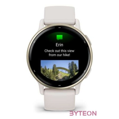 Garmin Vívoactive 5 elefántcsont krémarany okosóra